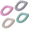 scalingscal Tappetino WC Universale Lavabile Toilet Lavabile Toilet Seat Cushion Toilet Seat Cover Copri Tavoletta Del Water Bagno Caldo Morbido Sedile Del Water Cuscino per Bagno, Morbido e Caldo, 4 Pezzi