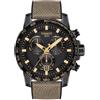 Tissot Orologio Supersport Chrono Uomo Nero T125.617.37.051.01, Nero e beige., Bracciale