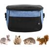 DONGKER Borsa Trasporto per Criceti, Marsupio per Piccoli Animali con Tracolla Regolabile Staccabile e Rete in Plastica per Riccio, Ratto, Criceto, Porcellino India, Furetto, Scoiattolo, Cincillà, Coniglio