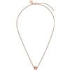 Purelei® Collana Knot - Ciondolo simbolico nodo per collegamento e coesione - 40/45 cm - placcato oro 18 carati, placcato oro rosa o acciaio inossidabile - ciondolo mobile - catena statement, Länge