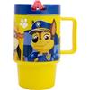 STOR Tazza Bambini con Coperchio Paw Patrol 530ml - Bicchiere Plastica Senza BPA con Tappo Antigoccia - Tazza a Vite per Bambini