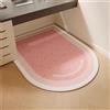 Surwin Antiscivolo Tappeto Sedia Ufficio, Stampa Biscotto Multicolore Grande Tappetino Protettivo per Pavimenti Duri, Antigraffio Tappeto Sedia per Gaming, Camera da Letto (Rosa,60x120cm)