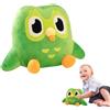 WOKICOR Peluche Gufo Verde 20 cm Stuffed Animal Cuscino Del Gufo Del Fumetto Peluche Gufos Verde Simpatico e Soffice Bambole di Peluches Animali Regalo per Bambini e Adult