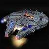 MENZAVA Kit di Illuminazione a LED Compatibile con LEGO 75192 Millennium Falcon Star Wars Modello da Costruire - Set di luci per a LED Il Modello (Non includere Il Modello)