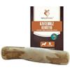 Wildfang® Radice da masticare in legno di caffè con olio di salmone per il tuo cane, giocattolo da masticare - Bastone da masticare durevole e naturale per il tuo cane (S)