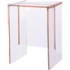 Kartell - Sgabello Laufen - Rosa - PMMA - Designer Ludovica & Roberto Palomba