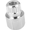A ABSOPRO 33/17PT Dado Bloccaggio Ruota Antifurto con Chiave Rimozione1Pc | Colore Argento Materiale Acciaio Dimensioni 20x28mm Diametro Esterno 13.5mm Interno 7.5mm Coppia 120Nm Per BMW