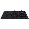 Whirlpool Piano Cottura a Gas GOA 9523/NB1 86cm 5 Fuochi Vetro Temperato Nero