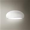 Elica Cappa Sospesa SEASHELL 80cm Bianco Opaco Filtrante 500 m³/h Illuminazione Neon