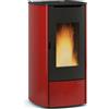 EXTRAFLAME Termostufa a pellet MARINA IDRO H11 ventilata 14.8kW A+ Bordeaux Acciaio