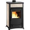 La Nordica Termoestufa a Legna Termorossella Plus Evo DSA 4.0 11,1 kW Bordeaux