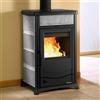 La Nordica Termostufa a Legna Termorossella Plus Evo DSA 4.0 11.1kW Pietra Naturale A+