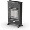 Olimpia Splendid Stufa a gas olimpia splendid infra metano s1 nero, 4,2 kw