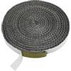 HXC Guarnizione Stufa a Pellet 2 mm x 15 mm x 3 m Guarnizione Stufa a Legna Nastro Autoadesivo in Fibra di Vetro Camino per Stufa Camino Caminetti Porta del Forno Forni Fibroblock Caldaie