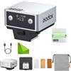 GODOX IT20 Flash Speedlight per Sony - illuminazione automatica TTL, riciclo rapido 1.5s, capacità di 700 colpi, con filtri a colori magnetici (Argento)
