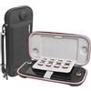 RLSOCO Custodia per Nintendo Console Switch 2 - Custodia da viaggio con 8 scomparti per carte da gioco (Nero)