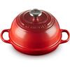 LE CREUSET CASSERUOLA ROTONDA PER PANE 24 CM ROSSO CHERRY (CILIEGIA)