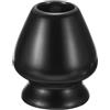 QUARKZMAN Supporto per Chasen in Ceramica 73mm Porta Frusta Matcha Set di Tè Fruste Stand Tradizionale Porta Chasen per Tè Set Accessori per Degustazione del Tè, Nero Opaco