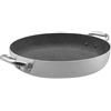 Agnelli SharkSkin Tegame Basso In Alluminio Antiaderente Con 2 Maniglie Acciaio Inox