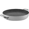 Agnelli SharkSkin Tegame Basso In Alluminio Antiaderente Con 2 Maniglie Acciaio Inox