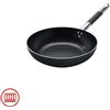 Agnelli AlBlack Padella Alta Svasata Induzione In Alluminio Antiaderente 5mm Con Manico Cool Inox