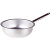 Agnelli Alluminio 3mm Professionale Padella Alta Da Mantecatura Con Manico Tubolare Inox
