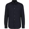 Armani Exchange Camicia da Uomo Slim Fit Stretch Button Down, Bianco, L
