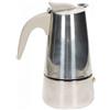 BRANDANI Borbottina Caffettiera Induzione 4 Tazze Acciaio Inox 52198