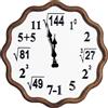 BRANDANI Orologio da Parete Matematico Aritmetica 59cm Legno e Metallo