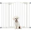PawHut Cancellino per Cani Regolabile da 74-94 cm con Estensione, Montaggio a Pressione, Bianco | Aosom Italy