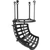 SPORTNOW Ritorno della palla da basket sistema di rimbalzo della palla da basket rotazione a 360° 35,6 x 35,6 x 75,5 cm nero