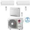 Lg Climatizzatore Condizionatore LG Libero Smart Wifi più Console R32 Trial Split Inverter 7000 + 7000 + 9000 BTU con U.E. MU3R19 Classe A+++/A++