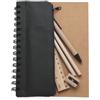 Block notes A5 160 pagine con set cancelleria Malda personalizzate o neutre