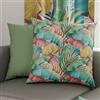 PETTI Artigiani Italiani - Coppia di Federe Cuscino 45x45 cm in Microfibra, Cuscini Arredo Camera da Letto, Divano, Salotto, Set 2 Fodere Copricuscino, Federa Tropical Multicolor, 100% Made in Italy