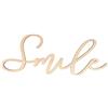 Artemio Parola in legno da decorare Smile 30 x 16,5 cm