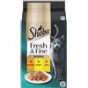 SHEBA Fresh & Fine sacchetti 6x50 g cibo umido per gatti in salsa con pollo, tacchino, anatra