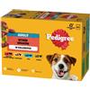 PEDIGREE Adult Scelte di Gusto buste 12x100 g cibo umido completo per cani adulti con mix di manzo e fegato, con pollo, con pesce, con pollame in gelatina