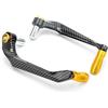 Fydun Paraleve Moto, 7/8 Pollici 22mm Paramani Moto Universali Protezione del Manubrio del Motociclo in Lega di Alluminio Protezione Leva Freno per Moto, Auto Elettriche, Mountain