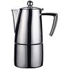 Ilsa Caffettiera Espresso Slancio, Induzione, Satinata, Acciaio Inox 18/10, Tazza 2, cl 15