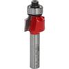 Freud Fresa per raccordare a 2 taglienti in metallo duro HW con cuscinetto. Codolo gambo A=8 mm, raggio R=3mm, Diametro di taglio D=18.7mm, altezza di taglio h=12.7mm - 34-10308P - F03FR01767