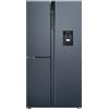HAIER HSPR79F18EWMB FRIGORIFERO SIDE BY SIDE 3 PORTE 573LT NO FROST DISPENSER CLASSE E NERO SPAZZOLATO