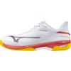 Mizuno Scarpe da tennis da uomo Mizuno Wave Exceed Court AC M White/Calypso Coral/Citrus EUR 42,5