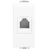ECOVA PRESA TELEFONO RJ11 BIANCO VP42 COMPATIBILE VIMAR PLANA VP42-MB-ECO27213
