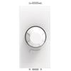 ECOVA INTERRUTTORE DIMMER ROTATIVO 500W BIANCO VP42 COMPATIBILE VIMAR PLANA VP42-MB-ECO27251