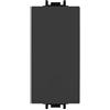 ECOVA INTERRUTTORE BIPOLARE SPIA NERO VP42 COMPATIBILE VIMAR PLANA VP42-MN-ECO27234