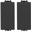 ECOVA FALSO POLO NERO VP42 COMPATIBILE VIMAR PLANA 2 PEZZI VP42-MN-ECO27201