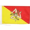 AZ FLAG Bandiera Sicilia 45x30 cm Siciliana Poliestere 100D Cordini