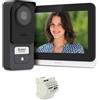 Philips kit Videocitofonico monofamiliare Philips 2 fili alimentatore din e badge RFID