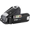 Tangxi Videocamera 1080P 16MP DV palmare, schermo TFT girevole da 2,7, zoom digitale 16x, con cavo USB, per famiglia, viaggi (nero)