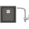 Franke Set lavello in granito Franke Maris 125.0698.001, rubinetto da cucina Franke Atlas 115.0521.439